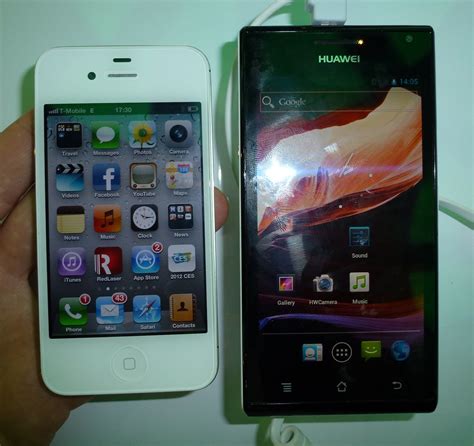 Apple iPhone 5C vs Huawei Ascend P1 Karşılaştırma